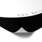 Funny Cue Ll Billiards Main Ll Poster (Ecke)