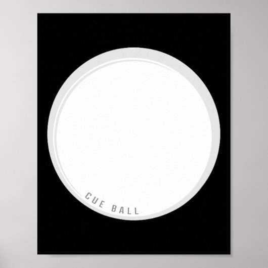 Funny Cue Ll Billiards Main Ll Poster (Vorne)