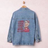 Funny Cupcake Backen Oma Quotes Cupcake Lover Jeansjacke (Hangar)