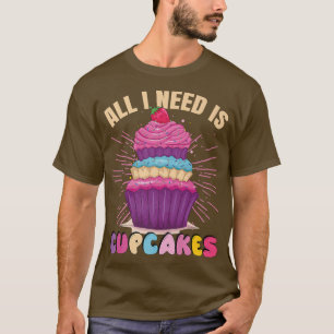 Funny Cupcake Kostüm Gezwitscher Backoutfit Niedli T-Shirt