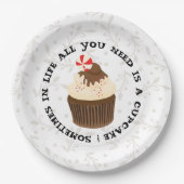Funny Cupcake Paper Plate Pappteller (Vorderseite)