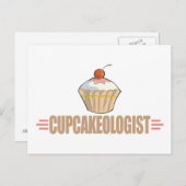 Funny Cupcake Postkarte (Vorne/Hinten)