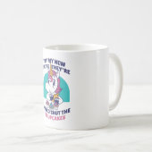 Funny Cupcake Unicorn Kaffeetasse (VorderseiteRechts)