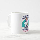 Funny Cupcake Unicorn Kaffeetasse (Vorderseite Links)