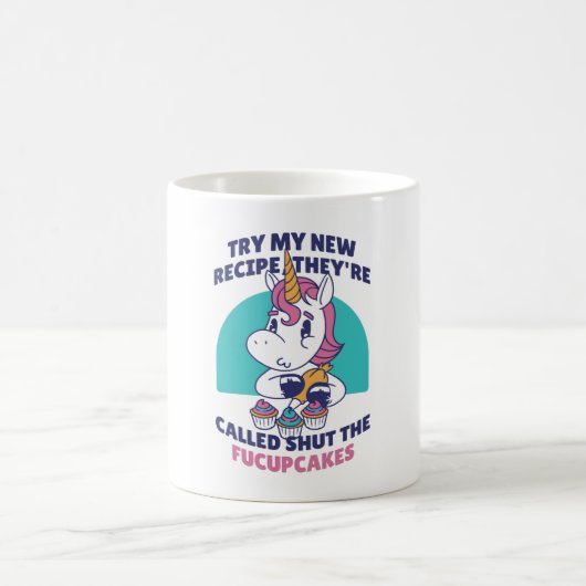 Funny Cupcake Unicorn Kaffeetasse (Mittel)