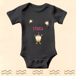 Funny cupcakes baby strampler