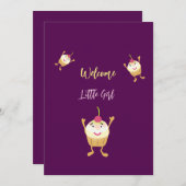 Funny cupcakes feiertagskarte (Vorne/Hinten)