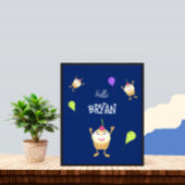 Funny cupcakes fotodruck