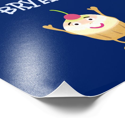 Funny cupcakes fotodruck (Ecke)