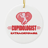 Funny Cupid Liebe Keramikornament (Vorne)