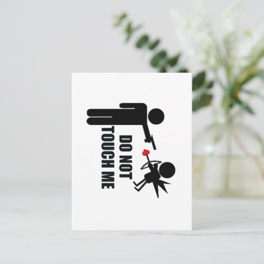 Funny Cupid Postkarte (Stehend Vorderseite)