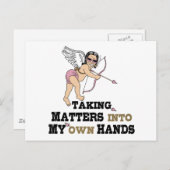 Funny Cupid Postkarten (Vorne/Hinten)