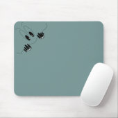 Funny Curiosity Eyes - Cartoon Zeichnend Glücklich Mousepad (Mit Mouse)