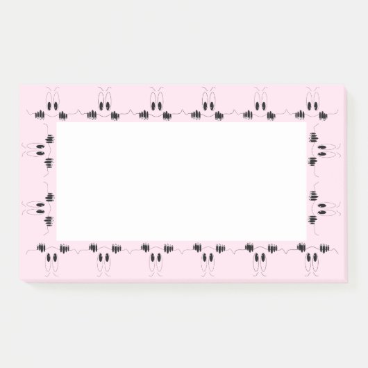 Funny Curiosity Eyes Post-it Klebezettel (Vorderseite)