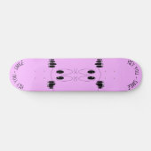 Funny Curiosity Eyes Skateboard Lächeln Ihre Farbe (Horizontal)
