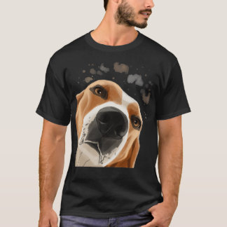 Funny Curious Dog Treeing Walker Coonhound Pullove T-Shirt