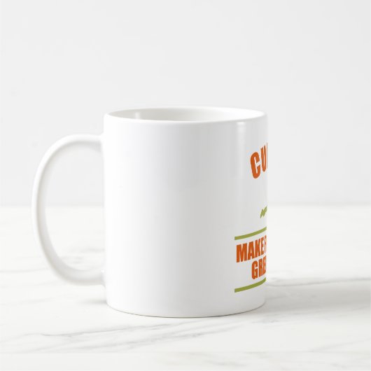 Funny Curling Curlers Ruhestand Geschenk Kaffeetasse (Links)