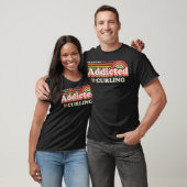 Funny Curling Design ernsthaft angesprochen T-Shirt (Unisex)