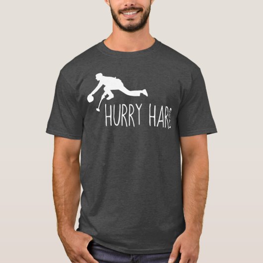 Funny Curling Eile Hard Cool Curler Geschenk T-Shirt (Vorderseite)