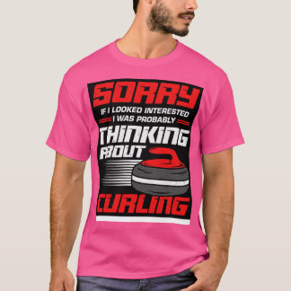 Funny Curling Player Sport Curler Geschenk T-Shirt