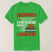 Funny Curling Player Sport Curler Geschenk T-Shirt (Design vorne)