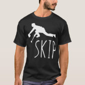Funny Curling Skip Cool Curler Geschenk T-Shirt (Vorderseite)