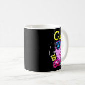 Funny Curls for Girls Gym Weightlift Bodybuildi Kaffeetasse (VorderseiteRechts)