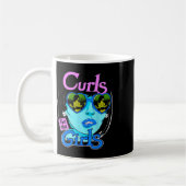 Funny Curls For Girls Gym Weightlifting Bodybuildi Kaffeetasse (Links)