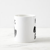 Funny Curry Autofahrkatze Kaffeetasse (Mittel)