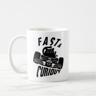 Funny Curry Autofahrkatze Kaffeetasse