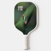 Funny Curry Guinea Turaco Green Bird Pickleball Schläger (Vorderseite)