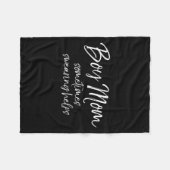 Funny Cussing Mother Gift Sometimes Swearing Helps Fleecedecke (Vorderseite (Horizontal))