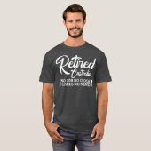 Funny Custodian Retirement Geschenk Renaissance De T-Shirt (Vorne ganz)