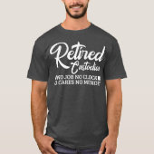 Funny Custodian Retirement Geschenk Renaissance De T-Shirt (Vorderseite)
