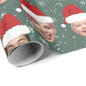 Funny Custom 3 gegenüber Weihnachten Weihnachtsman Geschenkpapier (Rolleneckpunkt)