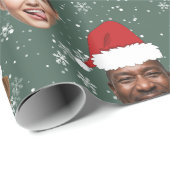 Funny Custom 4 gegenüber Weihnachts-Weihnachtsmann Geschenkpapier (Rolleneckpunkt)