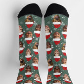 Funny Custom 4 gegenüber Weihnachtssocken Weihnach Socken (Oben)