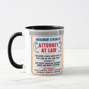 Funny Custom Attorney Gift Tasse