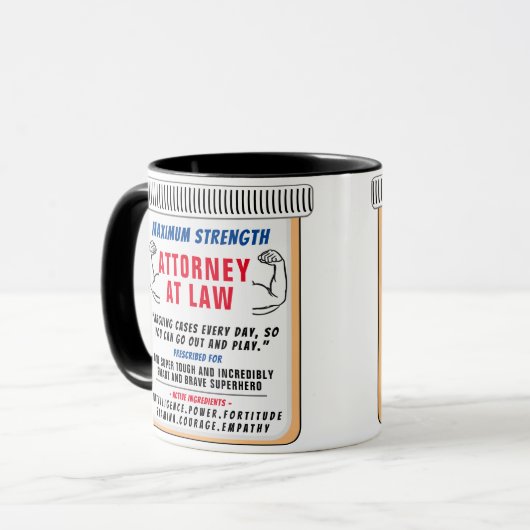 Funny Custom Attorney Gift Tasse (Vorderseite Links)