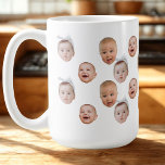 Funny Custom Baby Face Foto Face 3 Fotos Kaffeetasse<br><div class="desc">Funny Custom Baby Face Foto Face 3 Fotos, Ersetzen Sie das Gesicht mit Ihrem Lieblings-Foto (stellen Sie sicher, so viel ins Gesicht wie möglich zu schneiden und verwenden Sie eine App, um den Hintergrund zu entfernen) und personalisieren Sie diesen lustigen Schlamm mit Ihrem Kind, Ehemann, Haustier oder Freund darauf! Auch...</div>