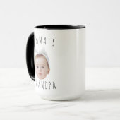 Funny Custom Baby Face Foto Tasse (Vorderseite Links)