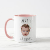 Funny Custom Baby Face Foto Tasse (Links)
