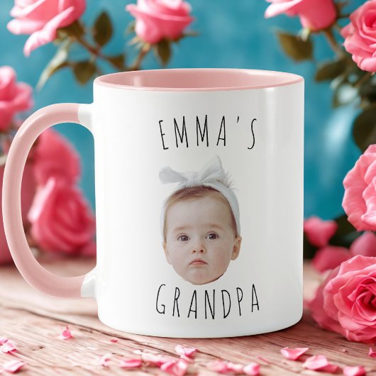 Funny Custom Baby Face Foto Tasse