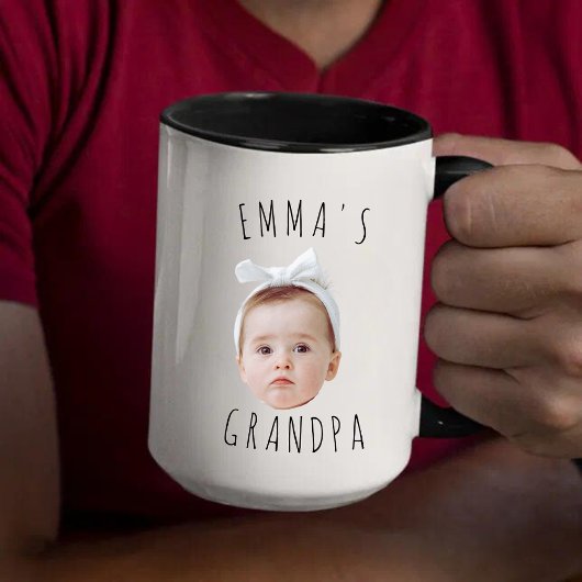 Funny Custom Baby Face Foto Tasse