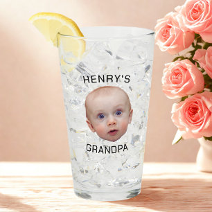 Funny Custom Baby Face Glas