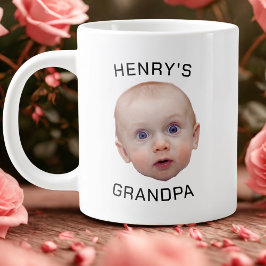 Funny Custom Baby Face Jumbo-Tasse