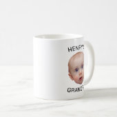 Funny Custom Baby Face Kaffeetasse (VorderseiteRechts)