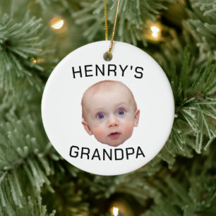 Funny Custom Baby Face Keramik Ornament