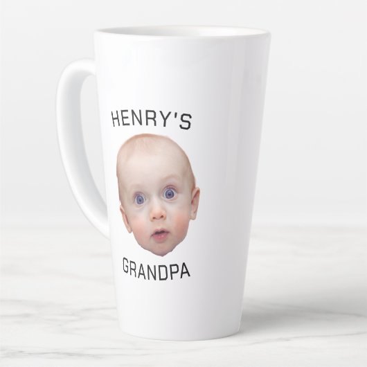Funny Custom Baby Face Milchtasse (Linke Ecke)