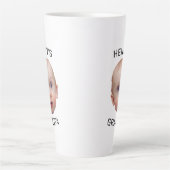 Funny Custom Baby Face Milchtasse (Vorderseite)